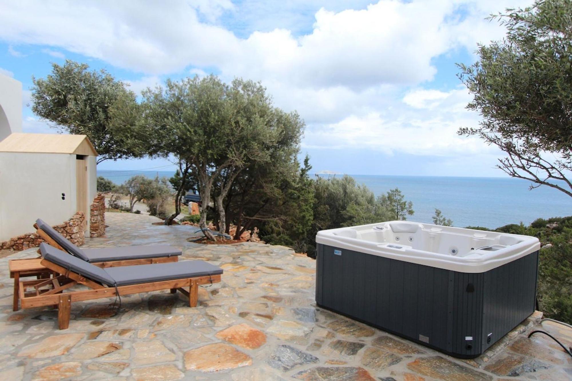 Villa Rouvis With Outdoor Hot Tub Ligaridia المظهر الخارجي الصورة